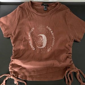 Forever 21 cropped shirt